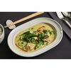 Dinnerware, 10-inch, Oval Serving Dish, White Truffle, small 6