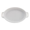 Stoneware, 2-pc, Oval Baking Dish Set, White, small 4
