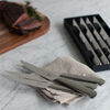 Steak Sets, 8-pc, 18/10 Stainless Steel Porterhouse Steak Knife Set In Black Presentation Box, small 9