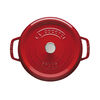 Cast Iron, 4 qt, Round, Cocotte, Cherry - Factory Second, small 2