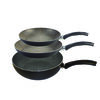 Bologna Granitium, 3 Piece aluminum Fry pan set, small 1