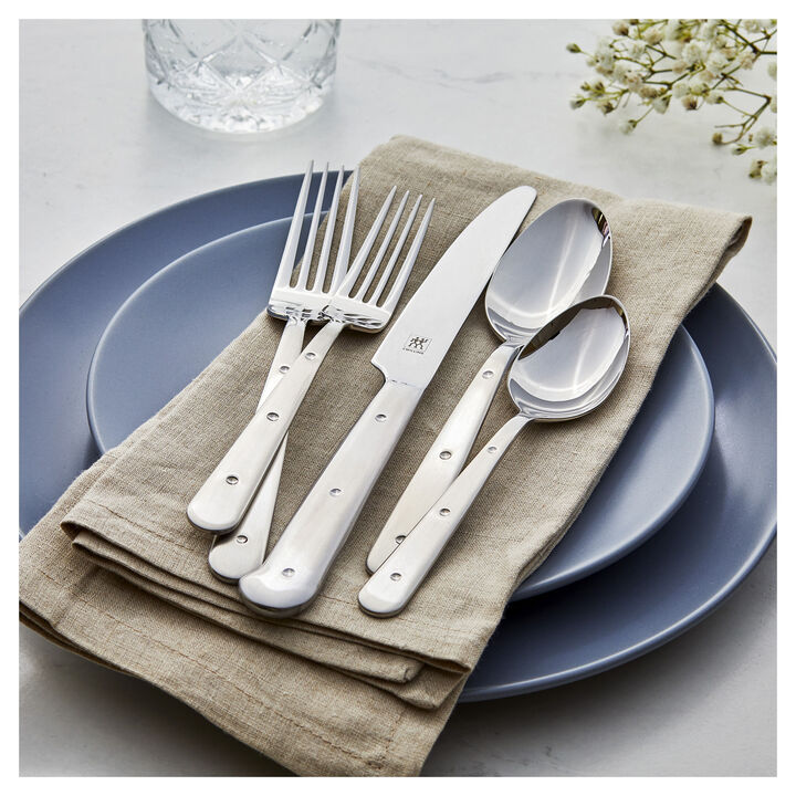 Porterhouse, 45-pc, 18/10 Stainless Steel, Flatware Set, No-Color, large 4