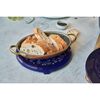 Cast Iron - Accessories, 9-inch, Round, Cast Iron Lilly Trivet, Dark Blue, small 3