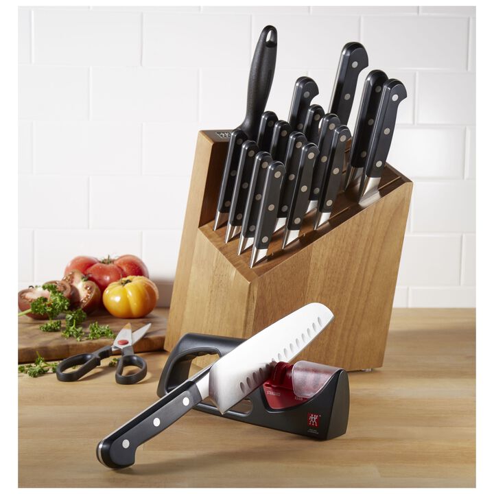 Pro, 20 Piece, Knife block set, black, large 2