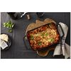 Cast Iron, 12-x 8-inch, Rectangular, Roasting Pan, Matte Black, small 4