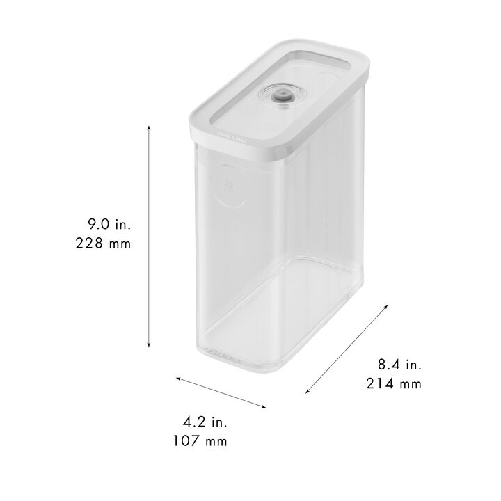 Fresh & Save CUBE, キューブ コンテナ 3M / 21 cm, 透明-ホワイト, large 2