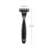 PREMIUM, Men's Facial Razor, Stainless steel | black, small 6