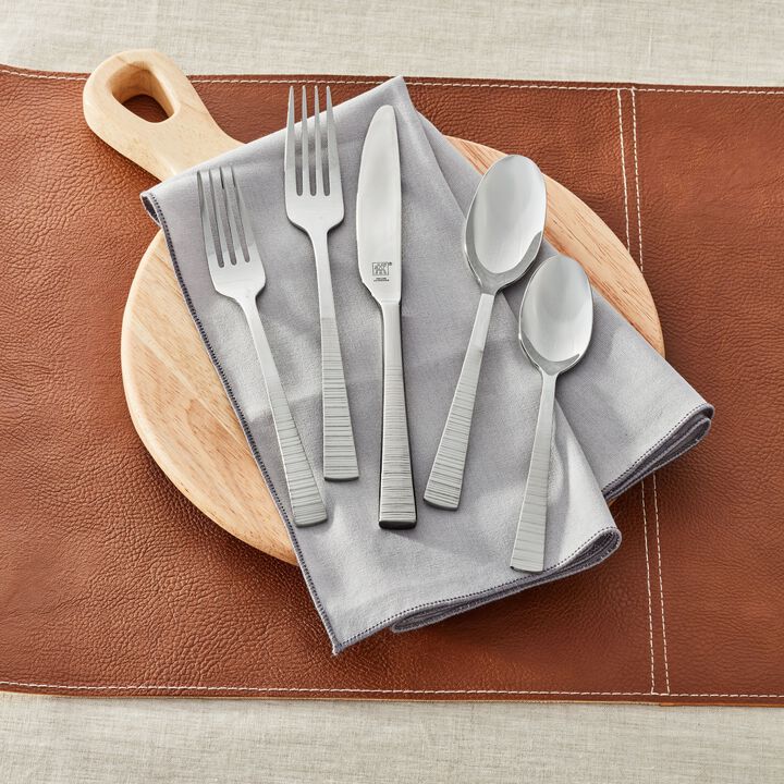 Kingwood, 42-pc Flatware Set, 18/10 Stainless Steel , large 4