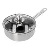 Specialties 3, Pocheuse &agrave; &oelig;ufs 4 inserts 18 cm, Inox 18/10, Argent&eacute;, small 5