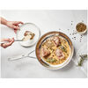Industry 5, 28 cm 18/10 Stainless Steel Frying pan with glass lid silver, small 4