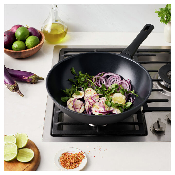 Madura Plus, 12-inch, Aluminum, Wok Titanium-reinforced Ceramic Non-stick Coating, large 2