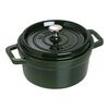 Cast Iron, 2.75 qt, Round, Dutch Oven, Basil, small 1