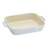 Ceramique, レクタンギュラーディッシュセット マカロンブルー 3-個, small 3