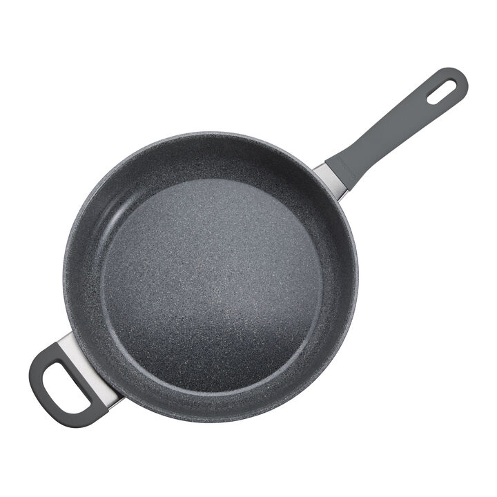 Parma Plus Ceramic, 3.9 qt, Aluminum, Ceramic Nonstick Sauté Pan With Lid And Helper Handle Ceramic Coating, large 3