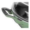 Cast Iron, 3.5 qt, Braiser With Glass Lid, Sage - Factory Second, small 3
