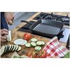 Grill Pans, 30 cm square Cast iron American grill black, small 4