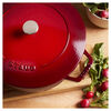La Cocotte, 4.8 l cast iron round French oven, cherry, small 8