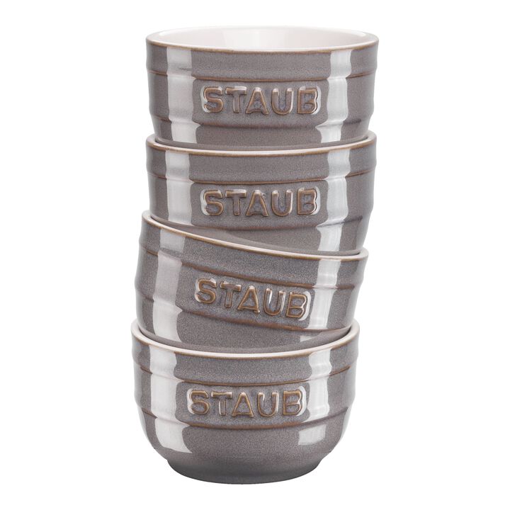 Ceramique, Conjunto de ramekins 9 cm / 4-peças, Cerâmica, large 1