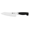 Four Star, Rocking Santoku Knife 7 inch, hollow edge, small 1