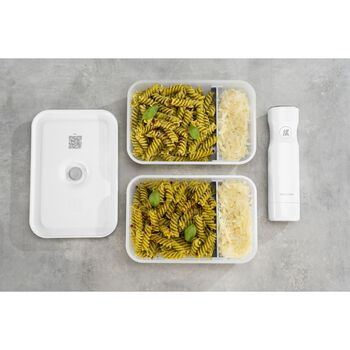Vakumlu Yemek Taşıma Kabı, L D&uuml;z, Plastik, yarı şeffaf-Gri,,large 10