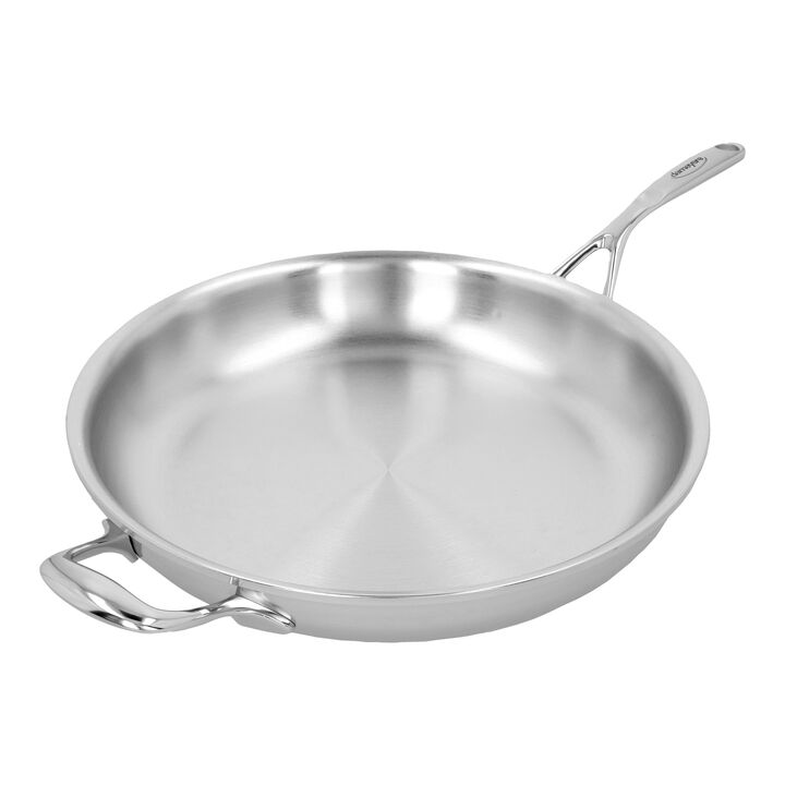 Atlantis, 12.5-inch, 18/10 Stainless Steel, Proline Fry Pan With Helper Handle, large 4