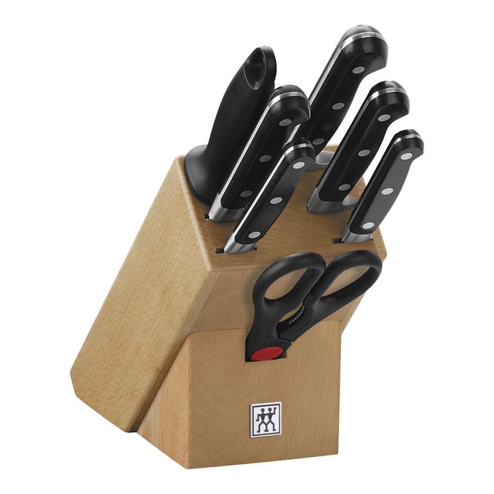 Professional S, 8-tlg, Messerblockset, Natur, large 1