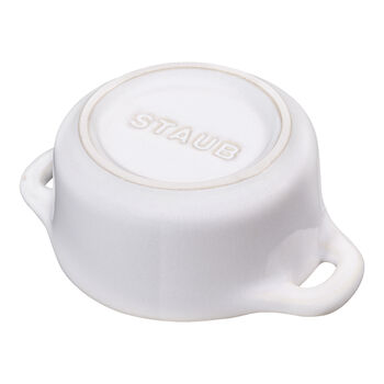 Mini D&ouml;k&uuml;m Tencere | Fildişi | 10 cm | 200 ml | yuvarlak,,large 7