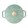 鋳物ホーロー鍋, Wa-NABE Margaret セージグリーン 16 cm, 鋳鉄, small 2