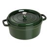 Cast Iron, 7 qt, Round, Dutch Oven, Basil, small 1