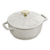 鋳物ホーロー鍋, Wa-NABE S スノーフレーク 16 cm, 鋳鉄, small 1