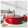 Bellamonte, Cocotte 29 cm, oval, Rot, Gusseisen, small 3
