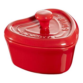 Mini D&ouml;k&uuml;m Tencere | Kiraz | 10 cm | 200 ml | Kalp,,large 1