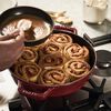 Pans, 34 cm round Cast iron Paella pan, small 3