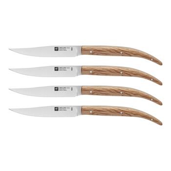 Biftek Bı&ccedil;ağı Seti | Meşe Ağacı | 4-par&ccedil;a,,large 1