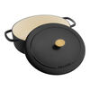 Bellamonte, Cocotte ovale - 29 cm, nero, small 2