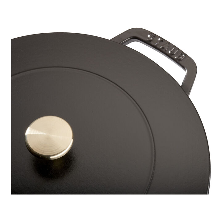 Cast Iron, 3.75 qt, French oven, Matte Black - Factory Second, large 4