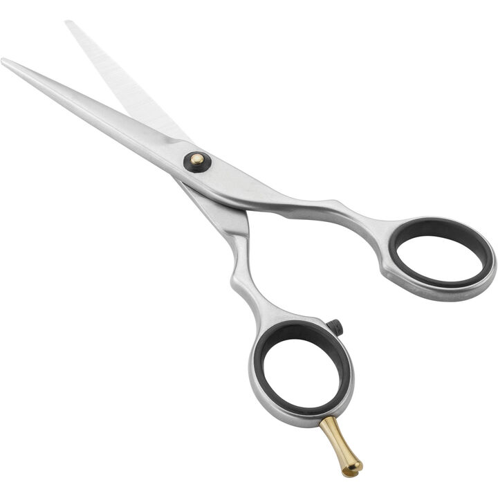PREMIUM, 6-inch  Hair Scissors - Matt Stainless Steel, large 2