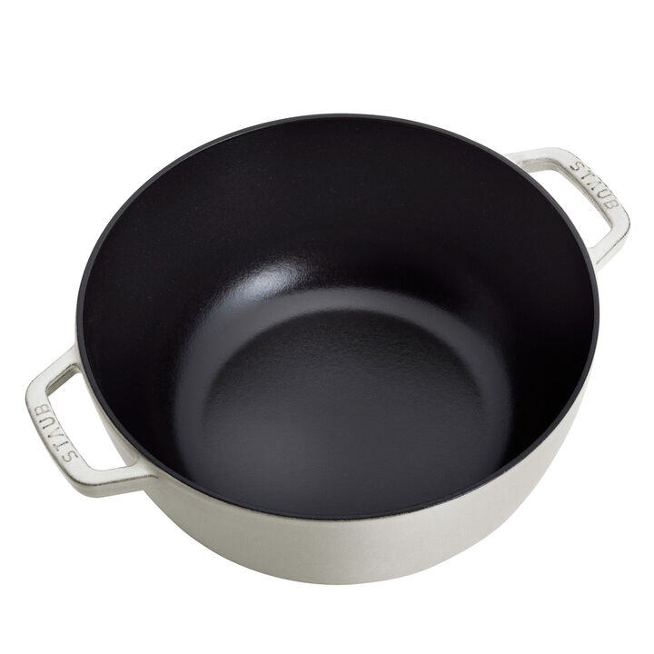 Cast Iron, 5 qt, Essential French Oven, White Truffle, large 4