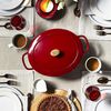 Bellamonte, Cocotte 29 cm, oval, Rot, Gusseisen, small 5