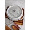 Cast Iron - Round Cocottes, 2.75 qt, Round, Cocotte, White Truffle - Visual Imperfections, small 8