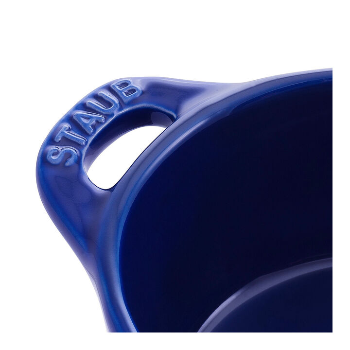 Ceramique, Mini cocotte 10 cm, redondo, Azul escuro, Cerâmica, large 4