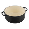Bellamonte, Cocotte 26 cm, Rond(e), Noir mat, Fonte, small 6