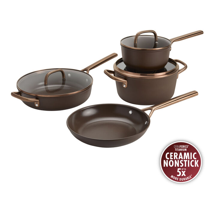 Milano, 7-pc, Cookware Set Ceramic Nonstick Titanium, large 1