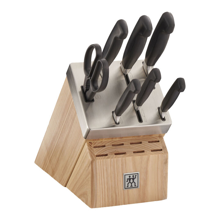 Four Star, 8-pc, Knife block set, Natural, large 1