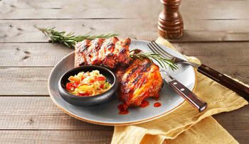 Baby Back Ribs with Slaw