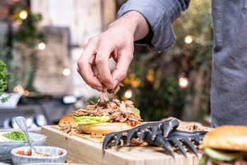 Pulled pork burger