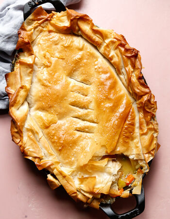 Phyllo Chicken Pot Pie