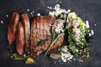&ldquo;Caesar-Style&rdquo; Flank Steak