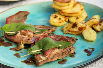 Sage medallions on skewers