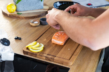 Salmon and Lemon Skewers